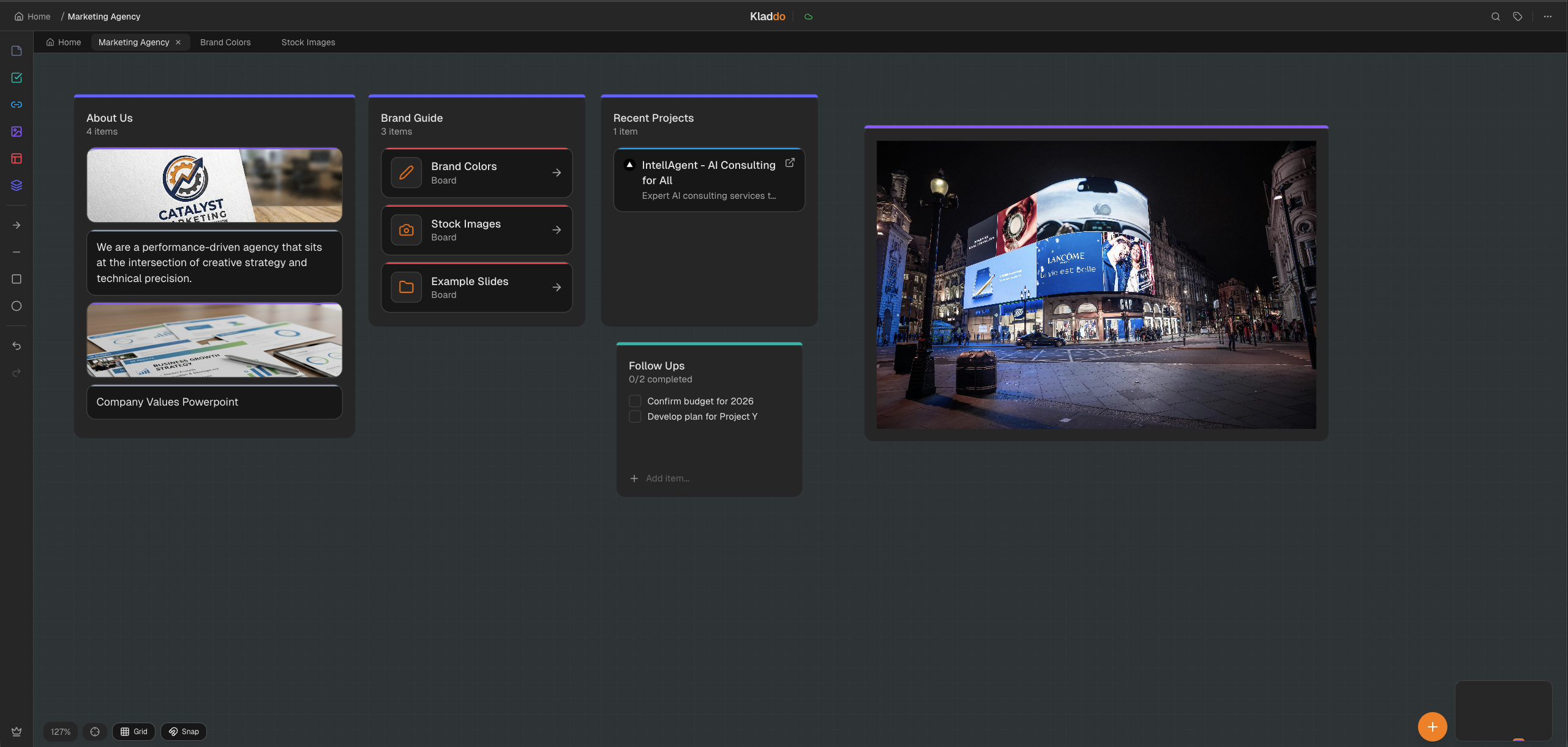 Kladdo - Screenshot 2 showing product features and functionality