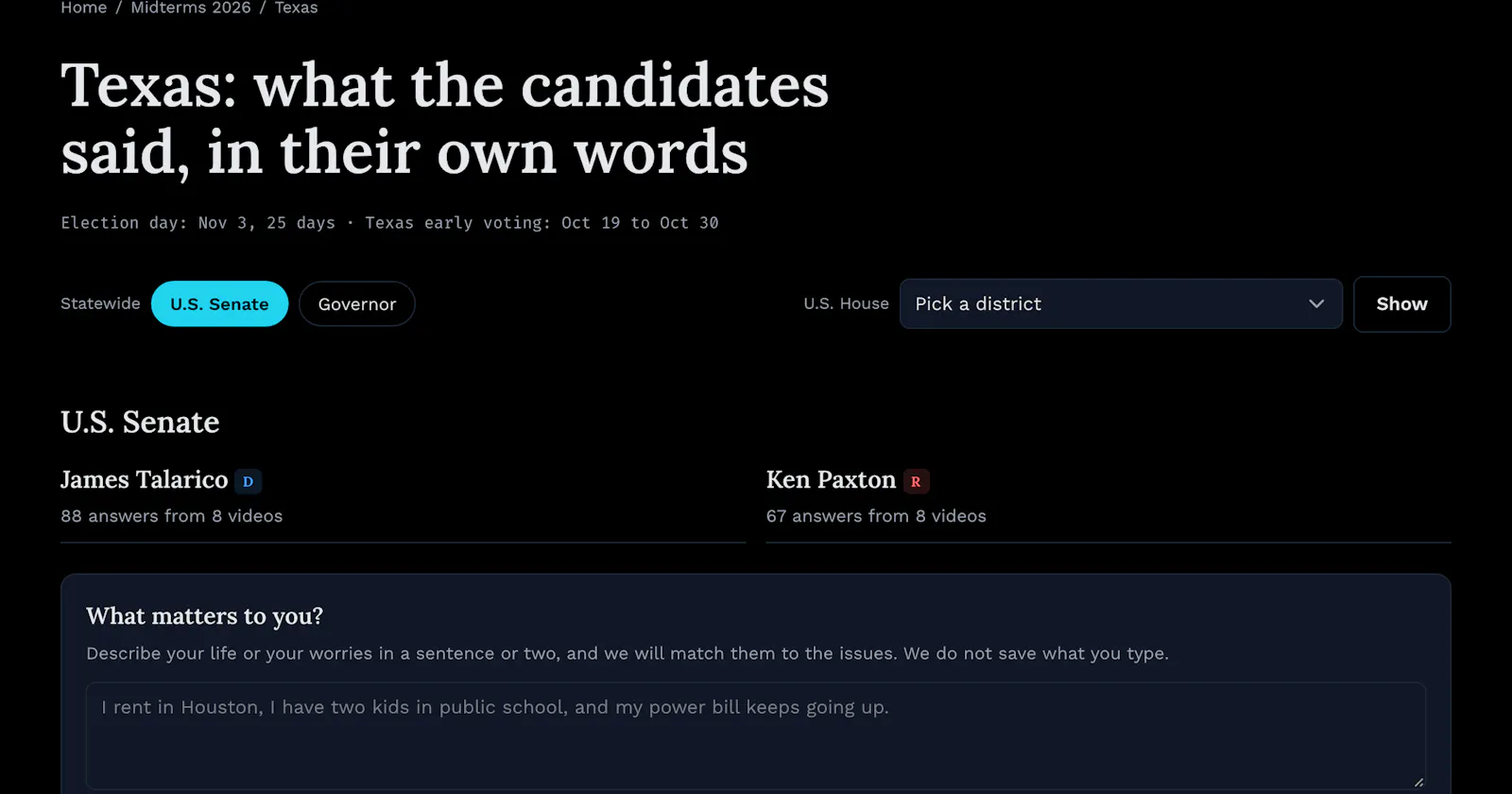 Midterms 2026 by TrueStandard screenshot 3