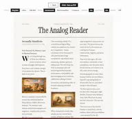 Analog Reader