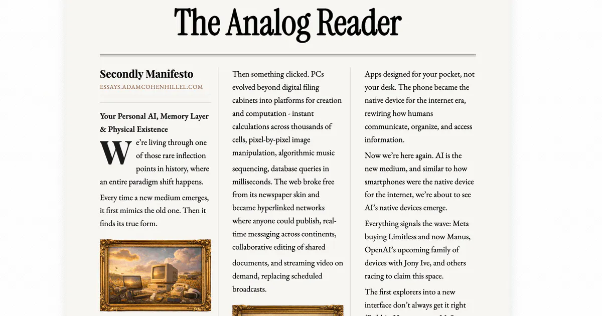 Analog Reader