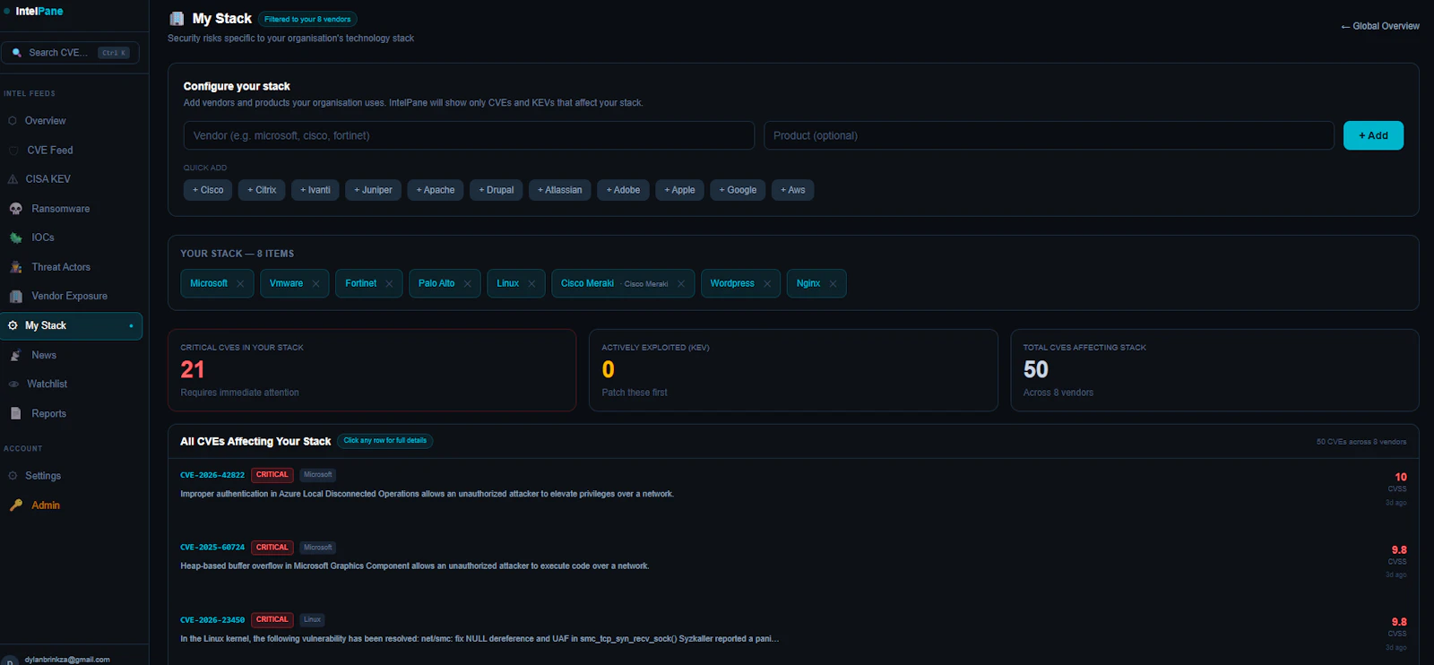 IntelPane screenshot 4