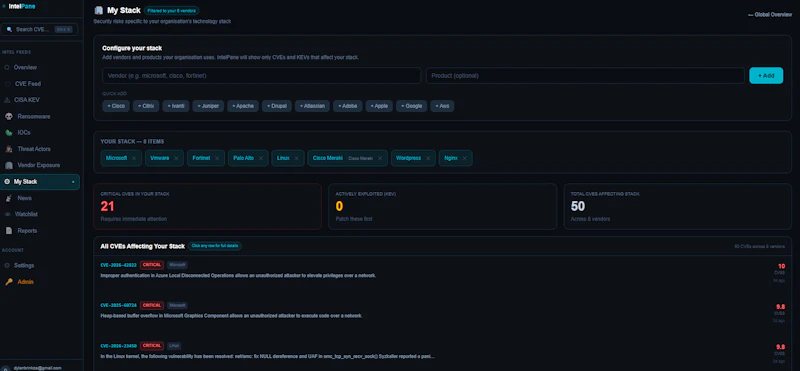 IntelPane screenshot 4