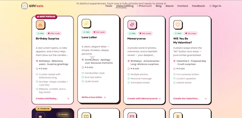 GiftFeels screenshot 3