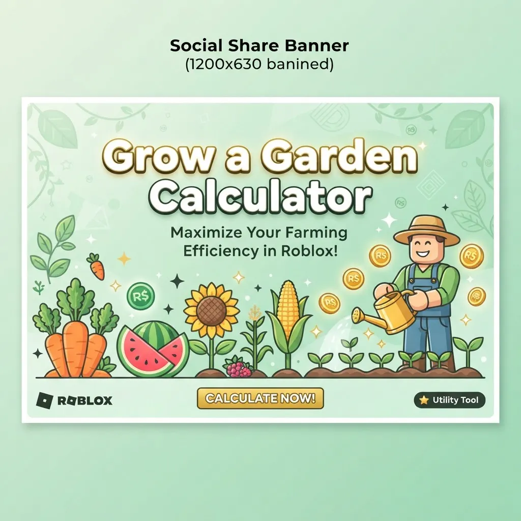 Grow a Garden Calculator gallery image
