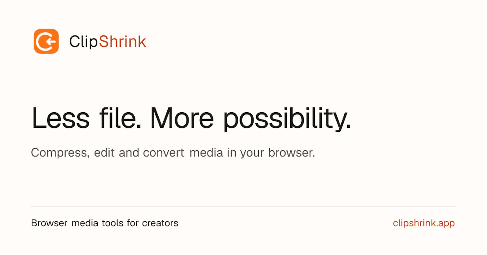 ClipShrink screenshot 1