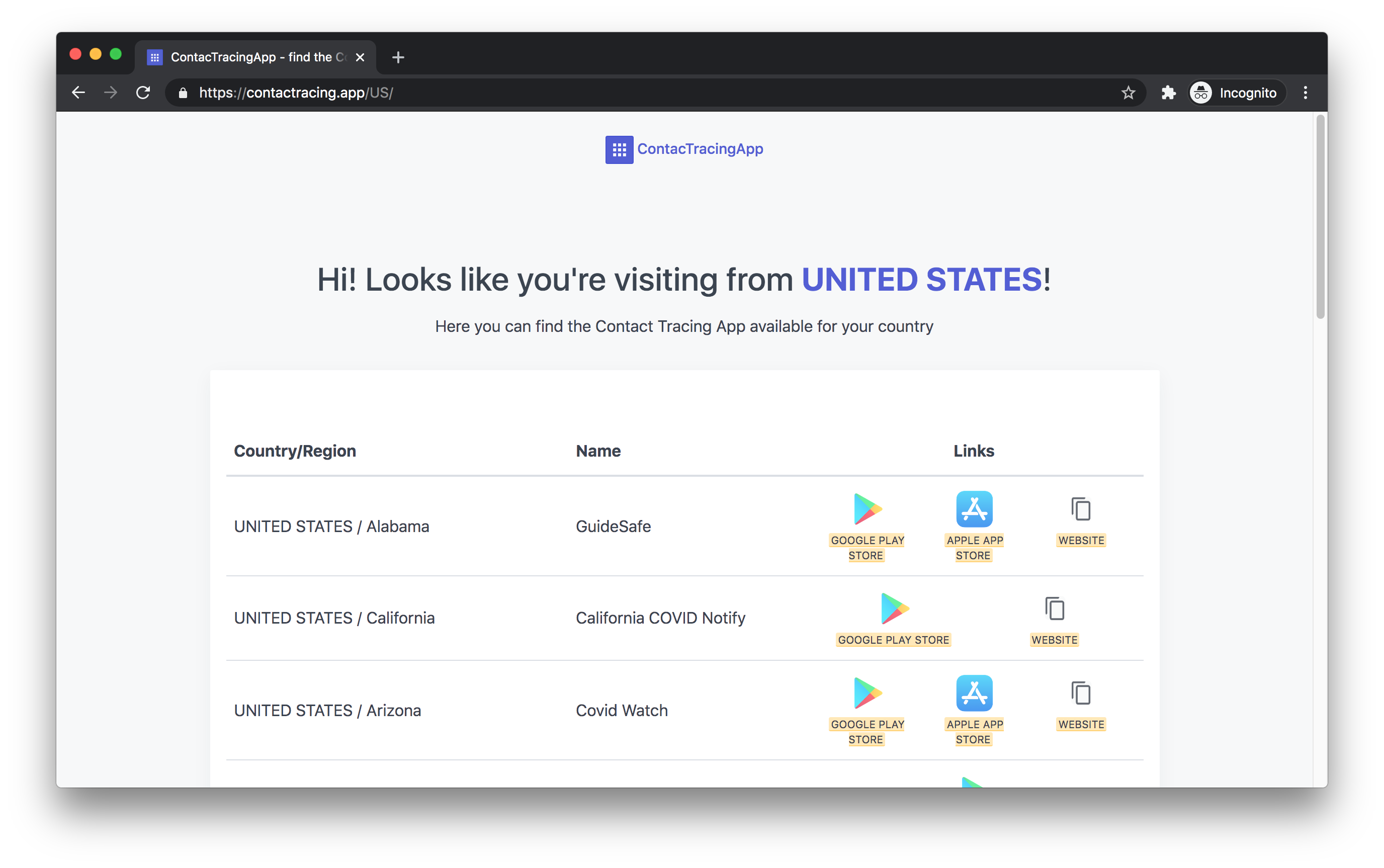 ContacTracingApp gallery image