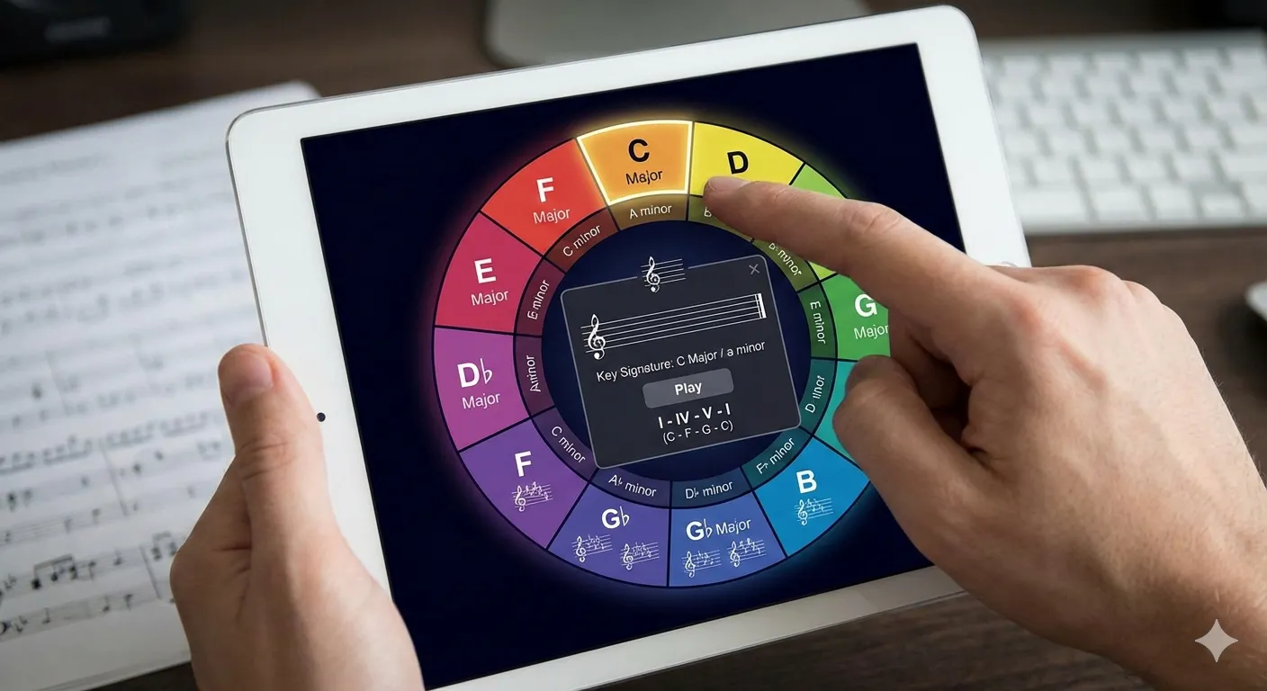Interactive Circle of Fifths gallery image