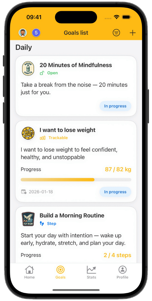 Goalzee - Your AI Habit Coach gallery image