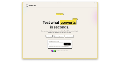 Tiny A/B Test gallery image