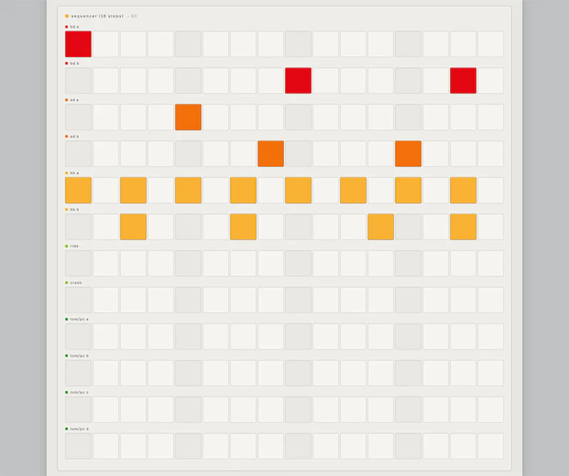 Virgo Rhythm Synthesizer screenshot 4