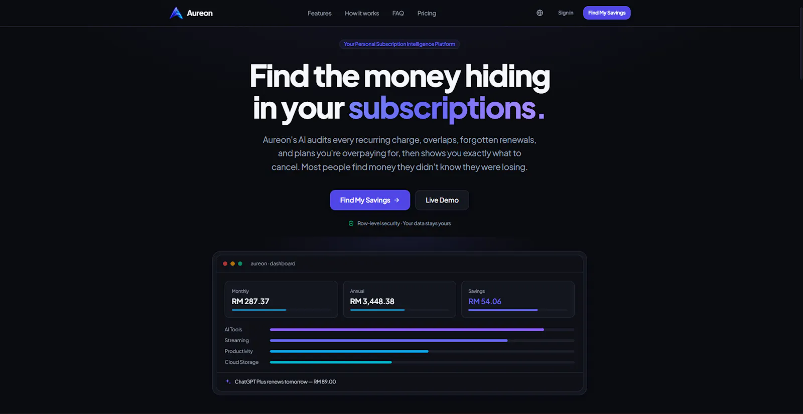 Aureon screenshot 3