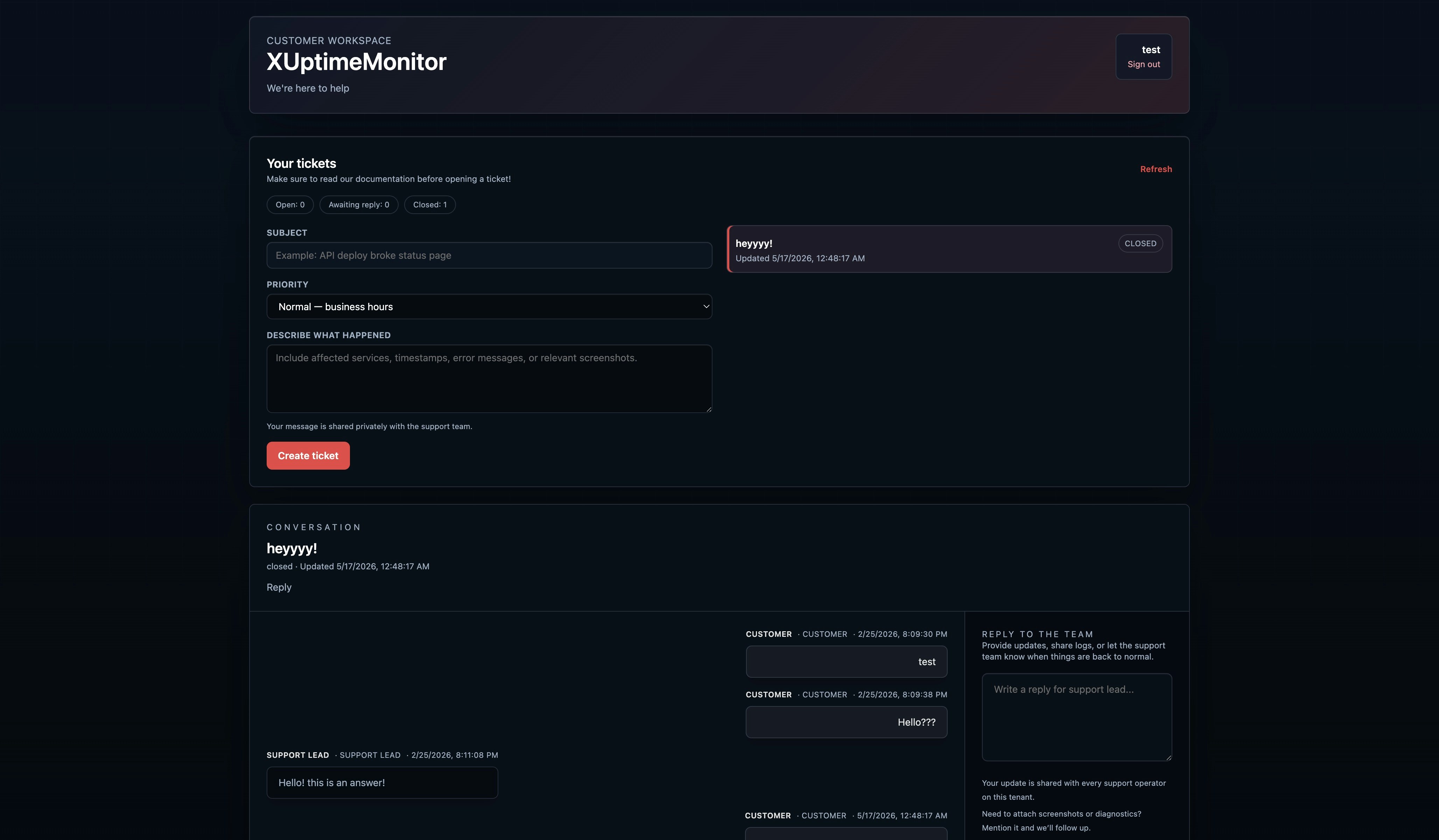 xUptimeMonitor gallery image