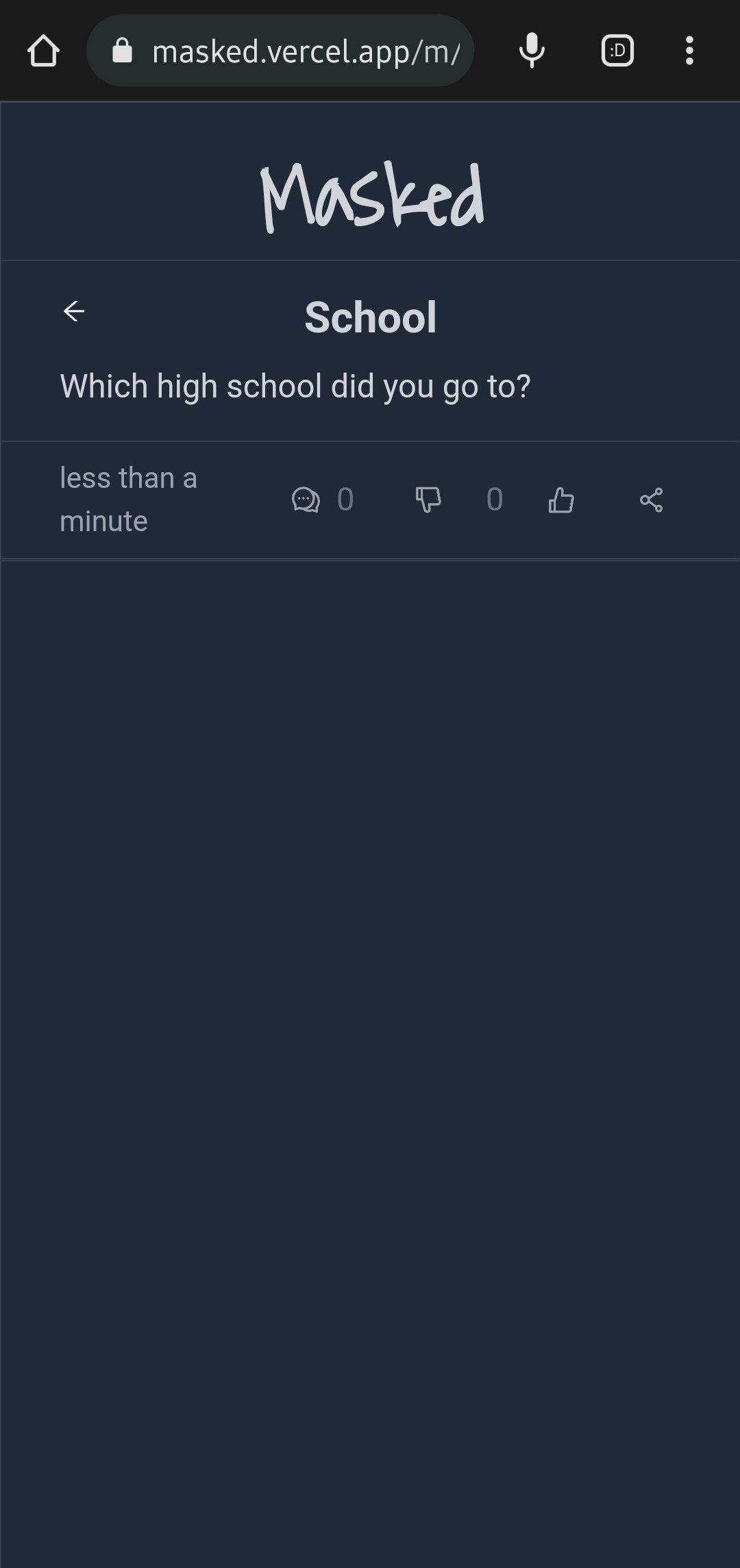 Media Bertopeng - Perkongsian tanpa nama dengan upvoting dan downvoting 4