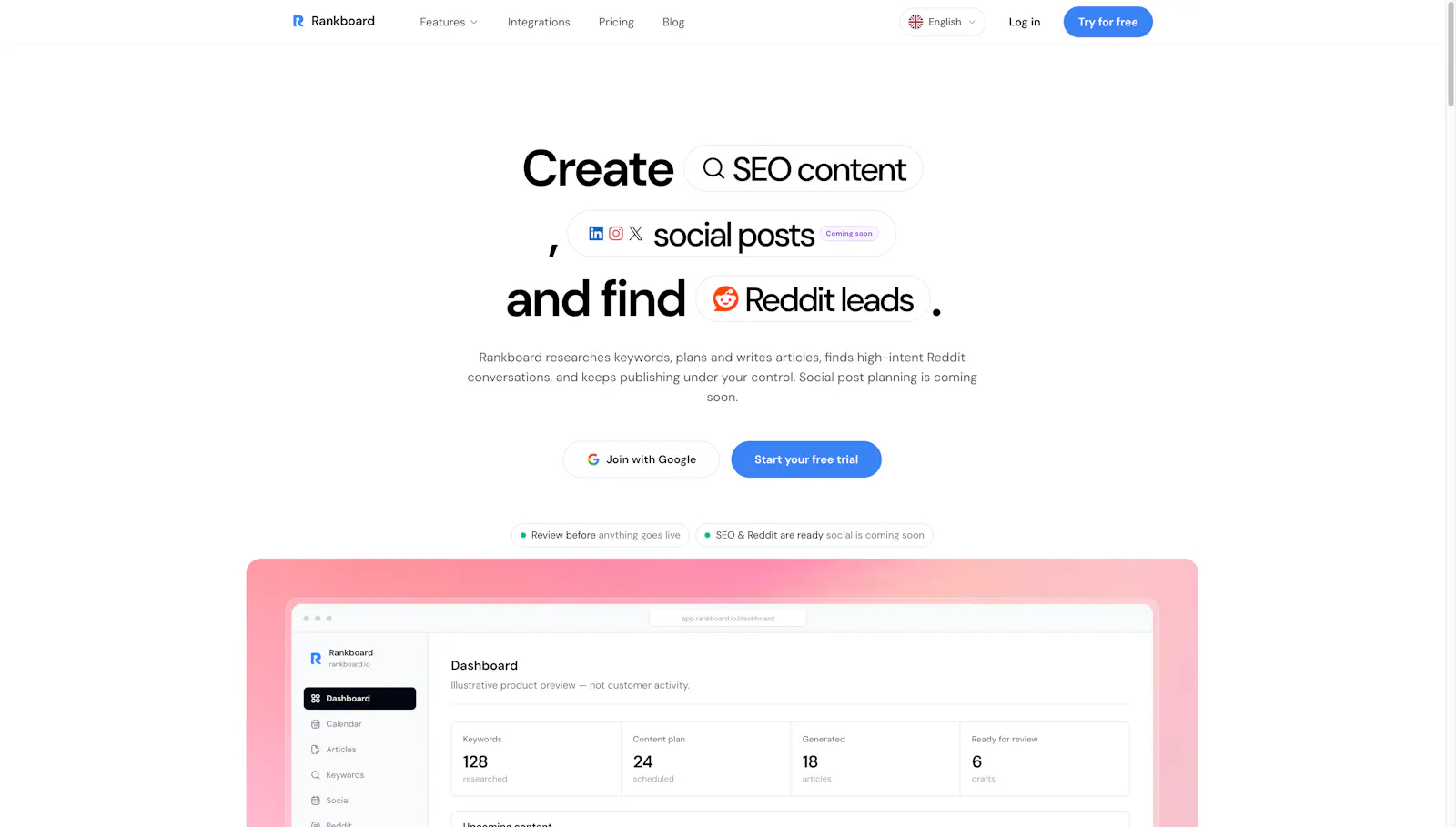 Rankboard screenshot 1