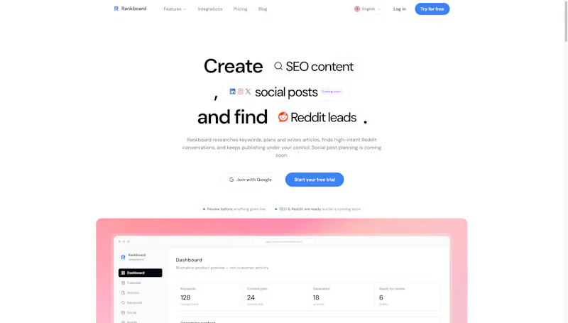Rankboard screenshot 1