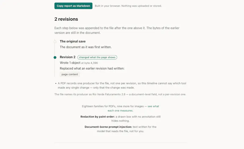 Tamperlens screenshot 5
