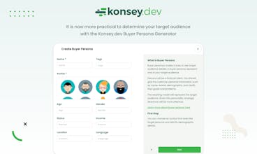 Buyer Persona Generator by Konsey.dev gallery image