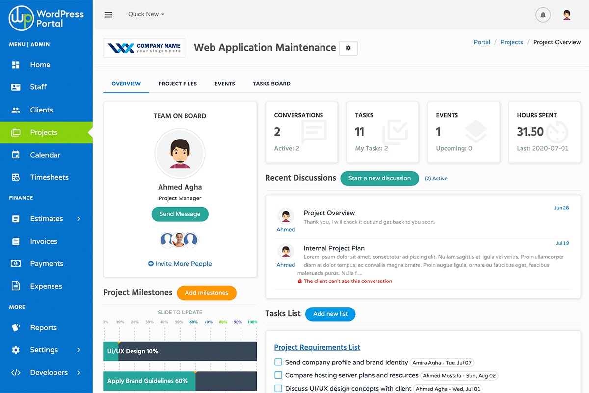 WordPress Portal gallery image