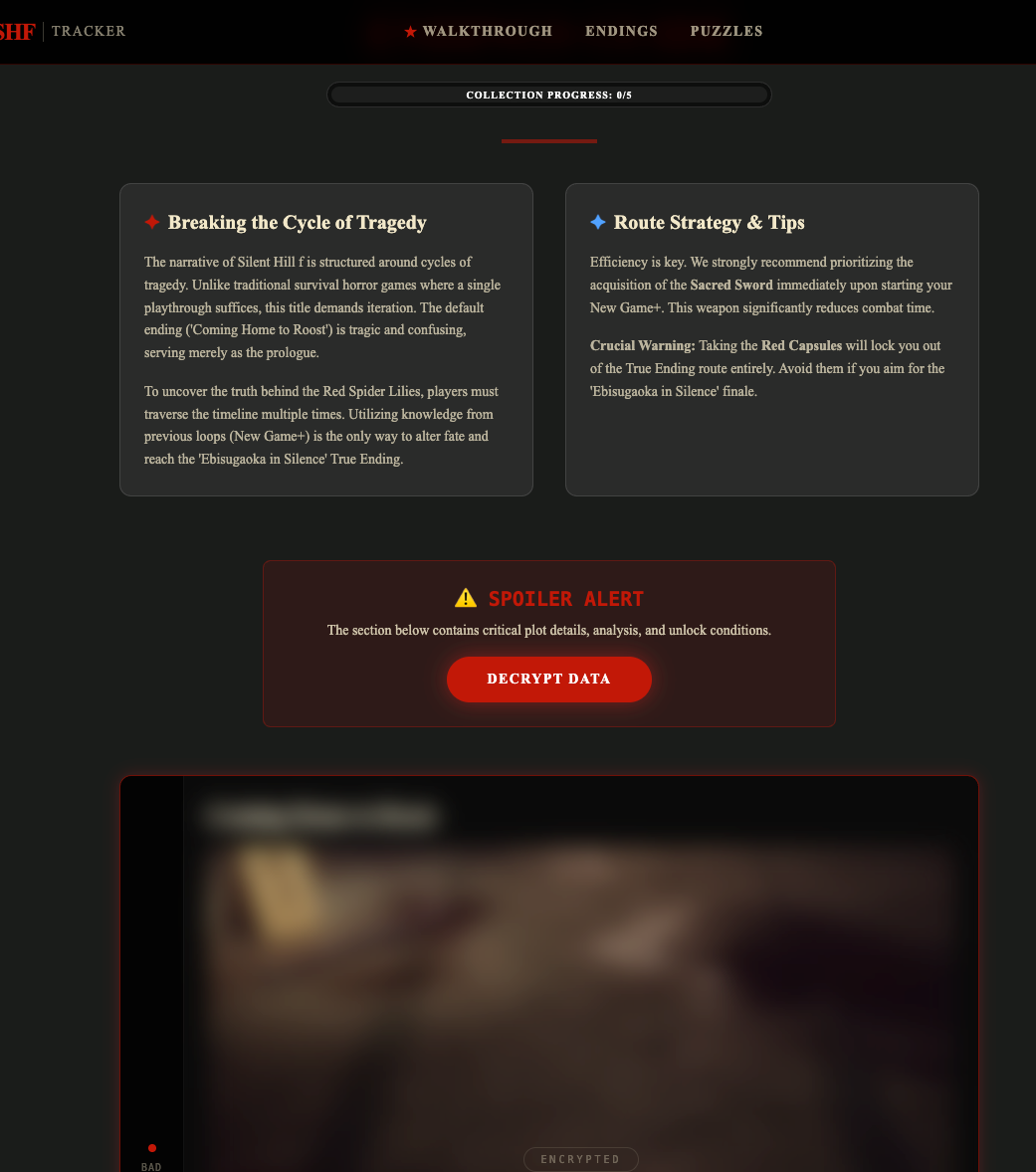 Silent Hill f Tracker gallery image