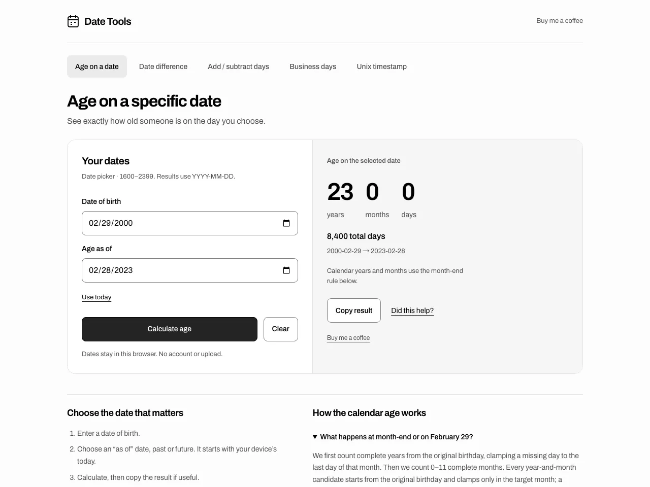 Unboundcove Date Tools gallery image