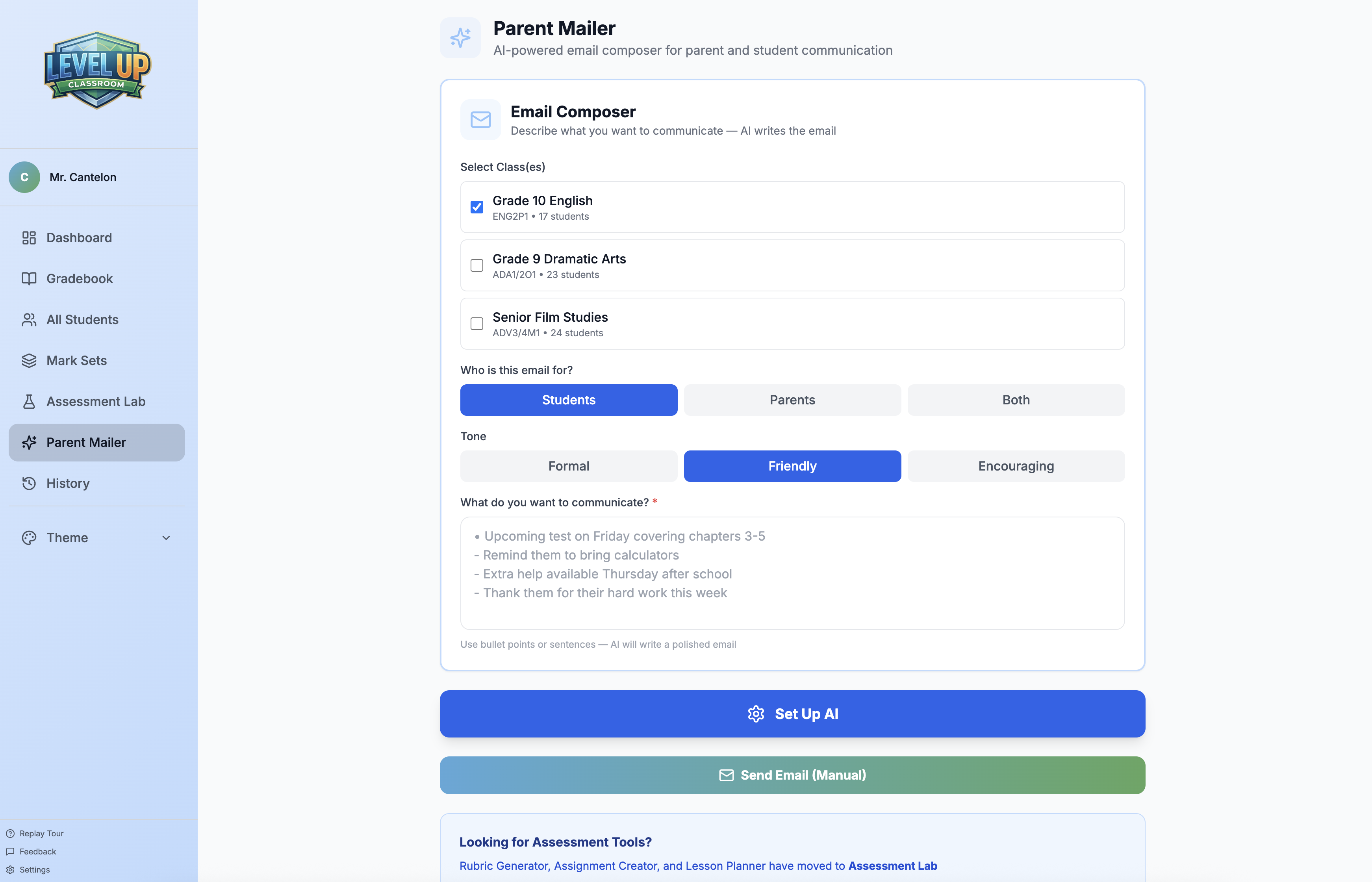 Level Up Classroom gallery image