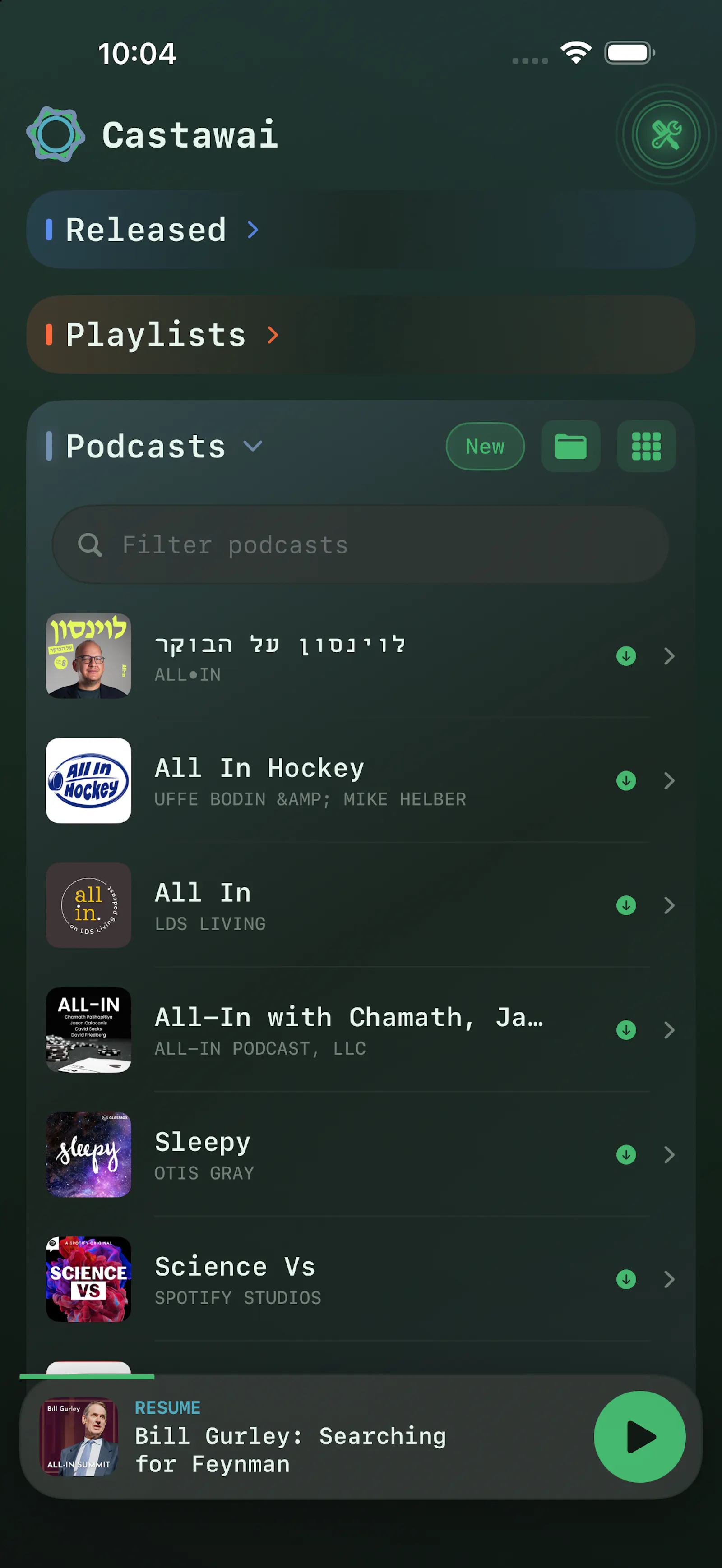 Castawai Podcast Player screenshot 6