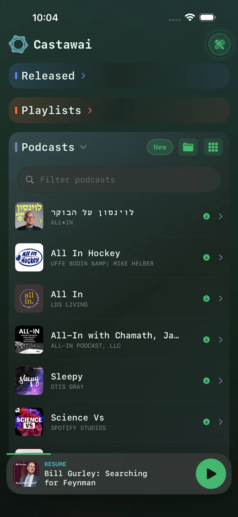 Castawai Podcast Player screenshot 6