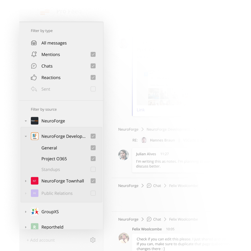 Pro Feed - Multi -Teams Chat Feed media 4