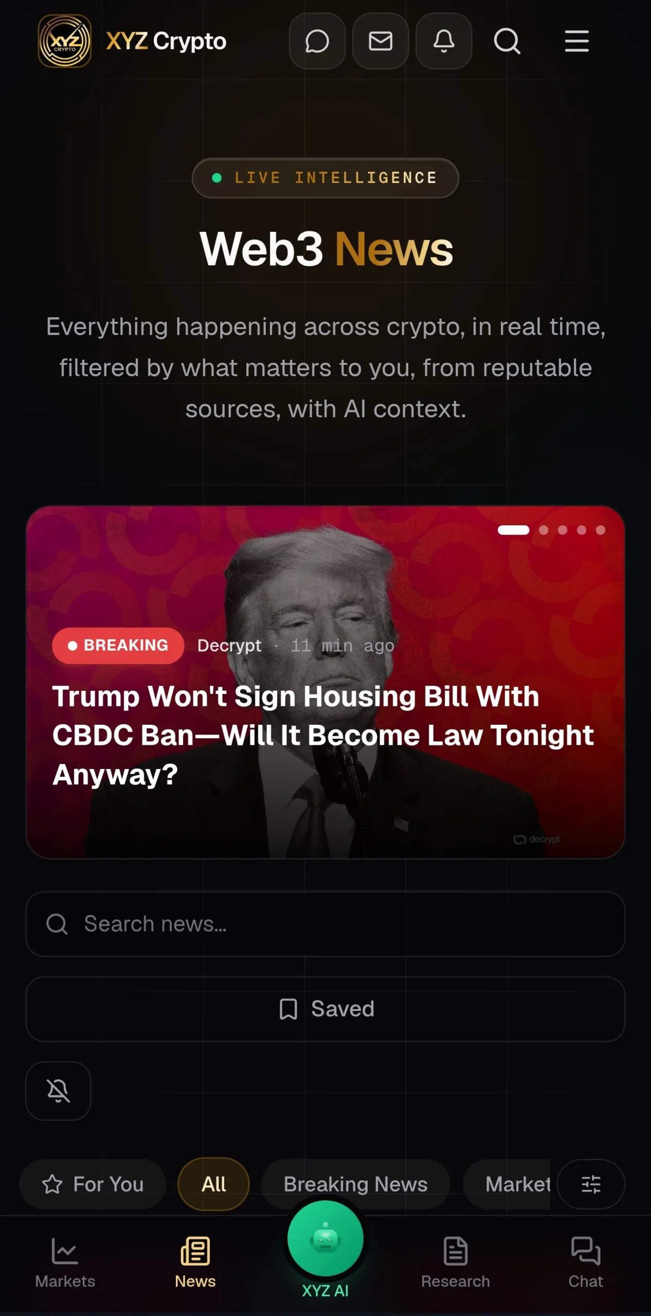 XYZ Crypto 截图 2