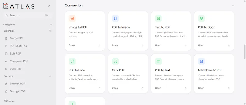 The PDF Atlas screenshot 1