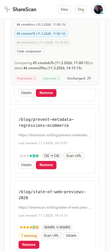 ShareScan.io - Screenshot 3 showing product features and functionality