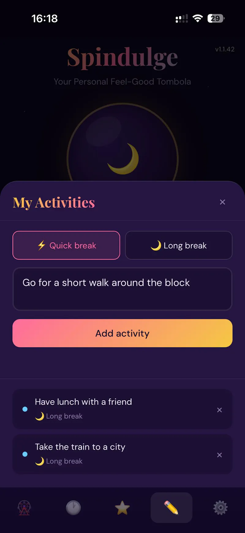 Spindulge screenshot 5