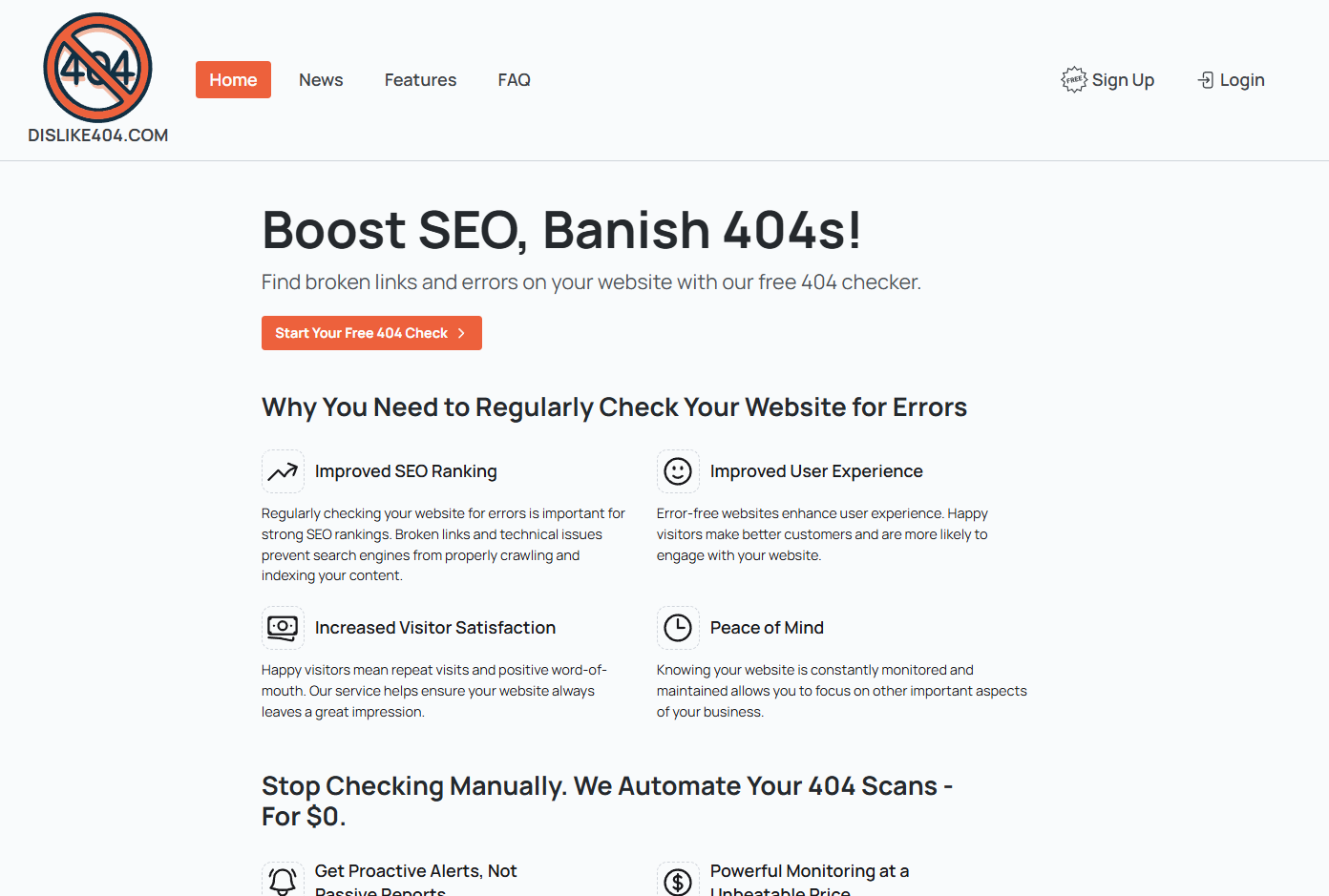 dislike404.com - Main product screenshot demonstrating key features and user interface