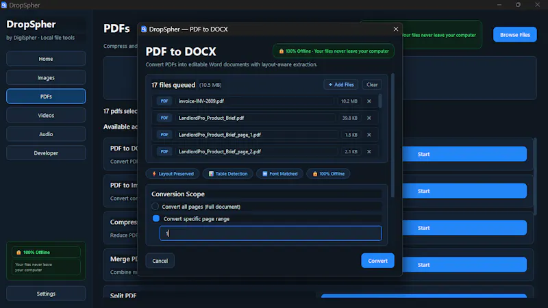DropSpher File Converter screenshot 8