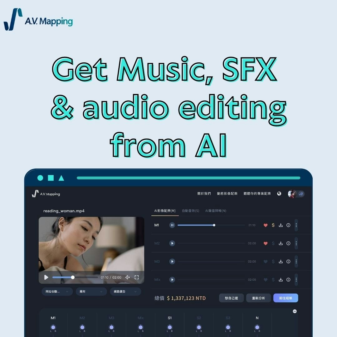 AI Finds Music, SFX & Noise Editing