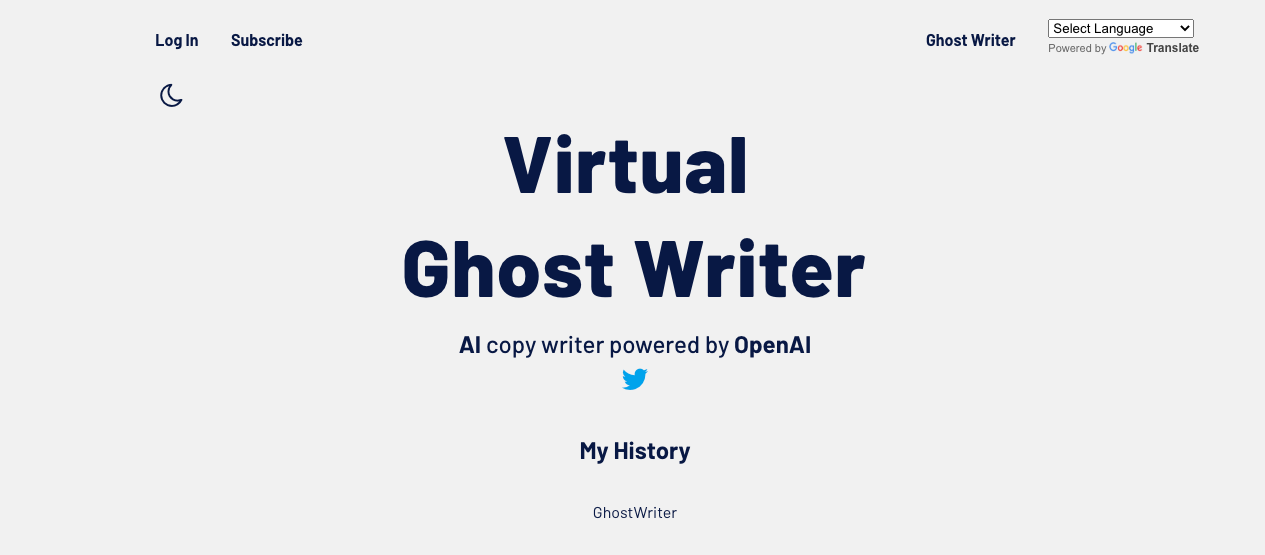 Virtual Ghost Writer gallery image