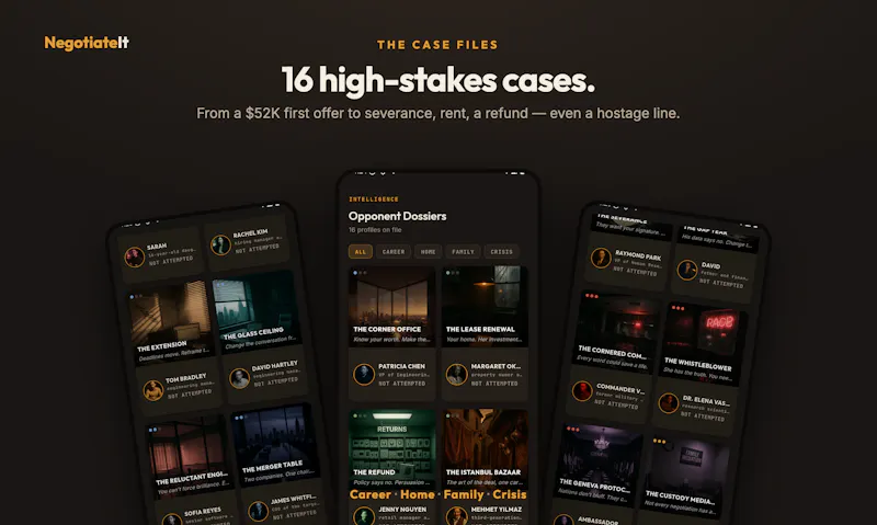 NegotiateIt screenshot 2