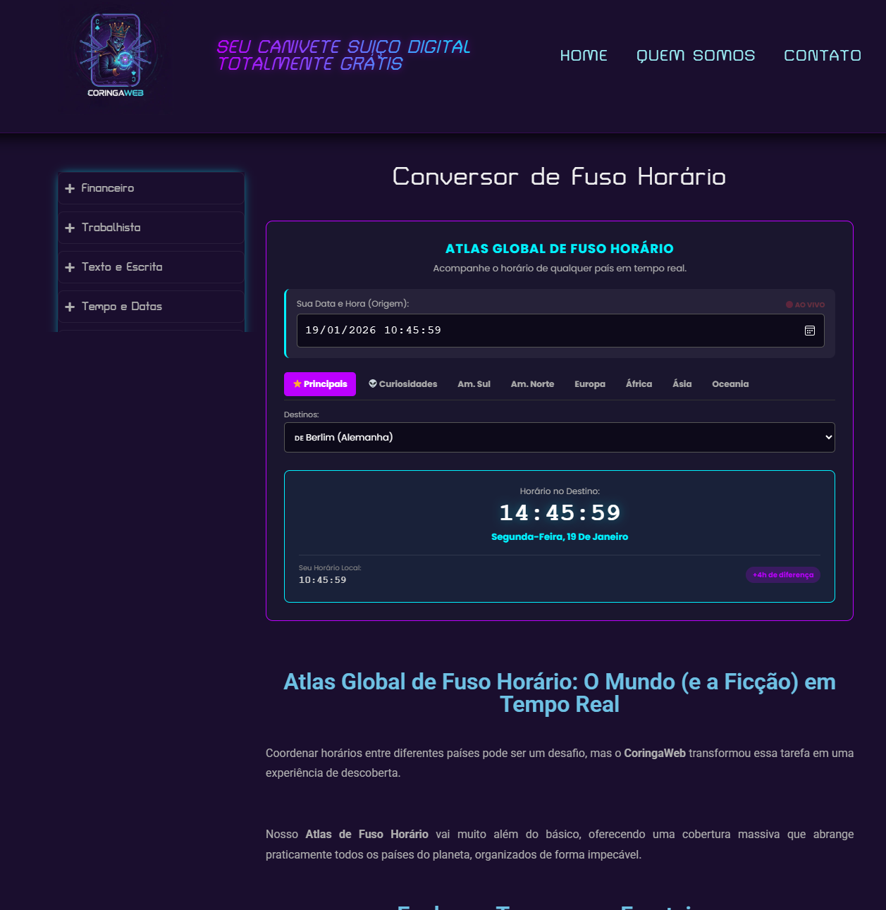 CoringaWeb gallery image