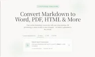 MD To - Markdown Converter