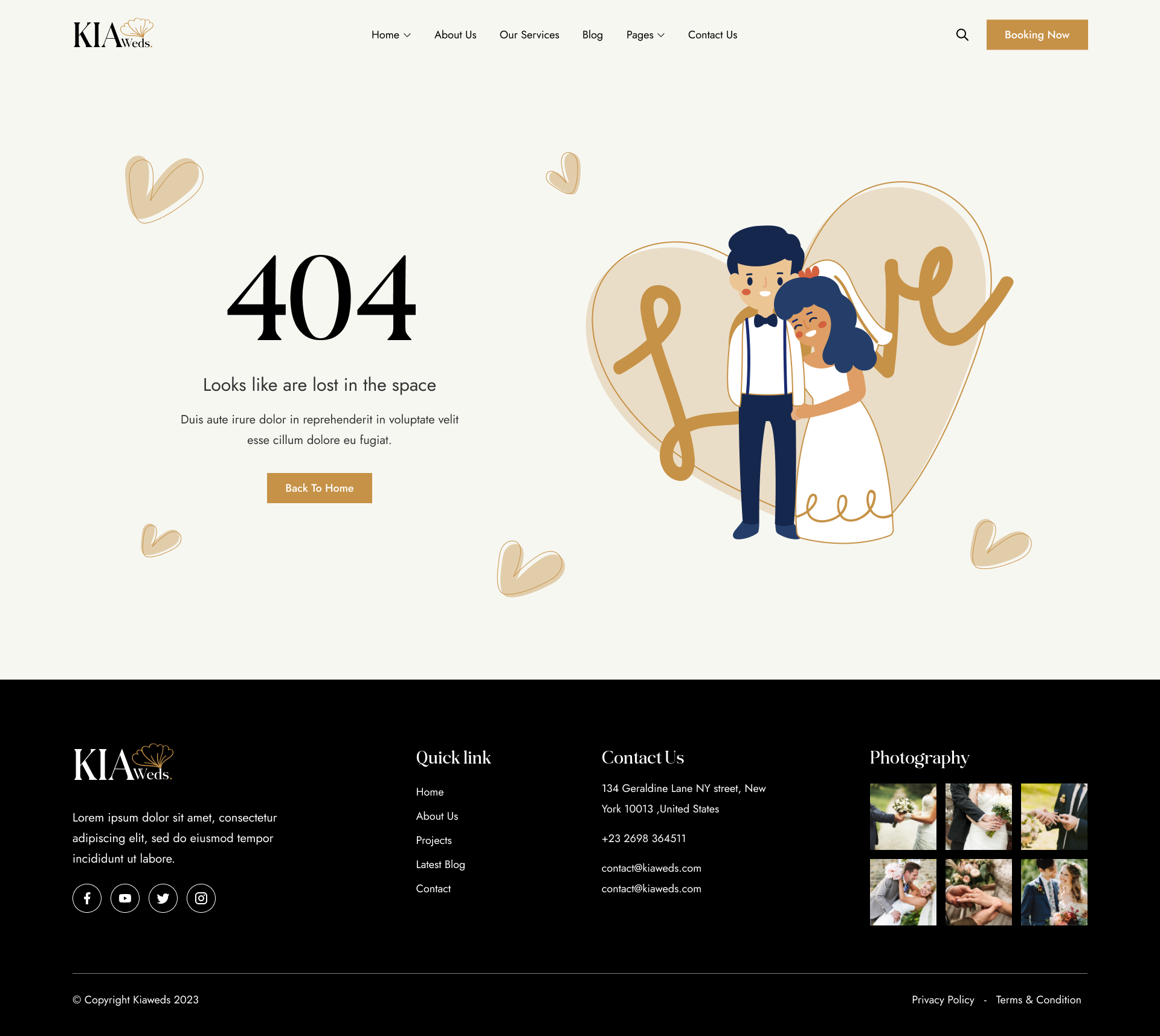 वेडिंग प्लानर वेबसाइट HTML टेम्प्लेट - Webbytemplate पर वेडिंग प्लानर वेबसाइट HTML टेम्प्लेट खरीदें मीडिया 4