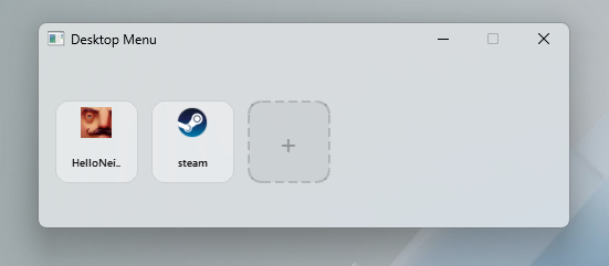 Desktop Menu gallery image
