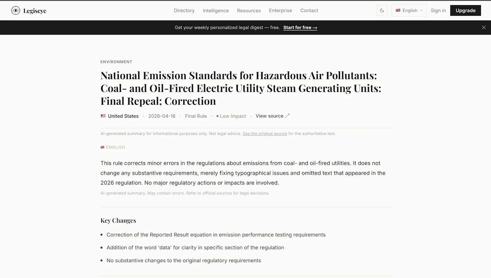 Legiseye screenshot 5