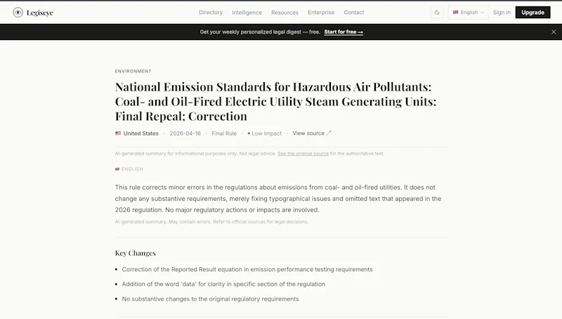 Legiseye screenshot 5