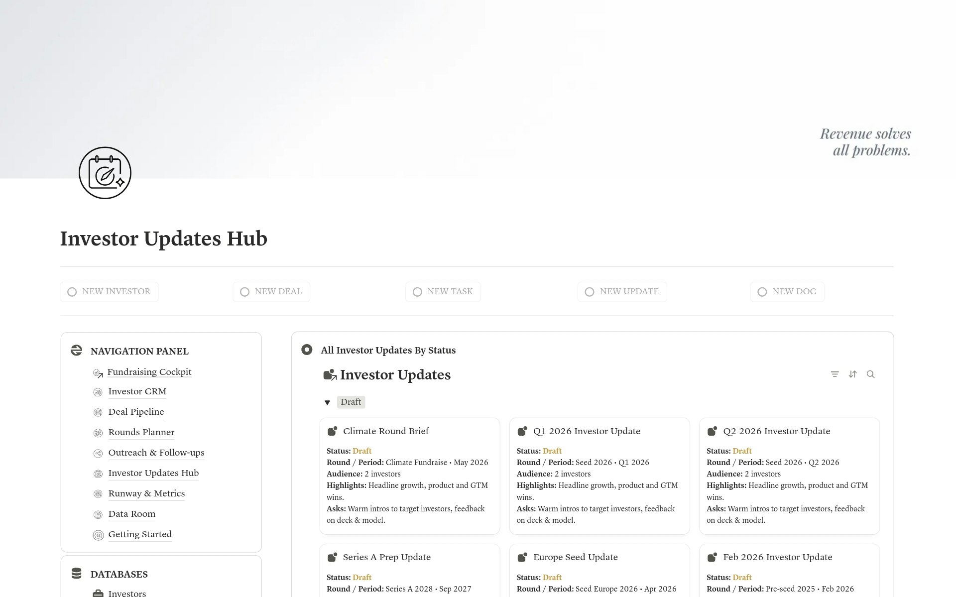 Fundraising OS - Screenshot 4 showing product features and functionality