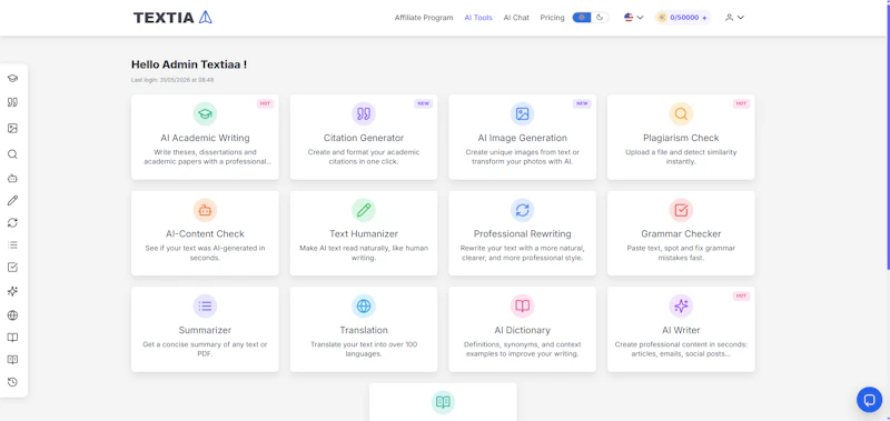 Textiaa screenshot 1