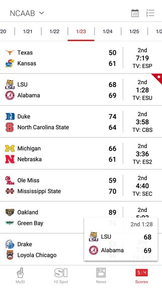 Sports Illustrated app gallery image