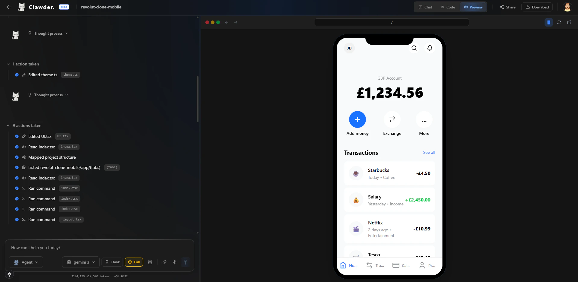 Clawder screenshot 2