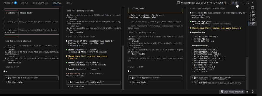 Media Isu Tracker untuk Kod Claude - Lanjutan vscode yang membolehkan anda menjalankan selari Ai clis dengan mudah 4