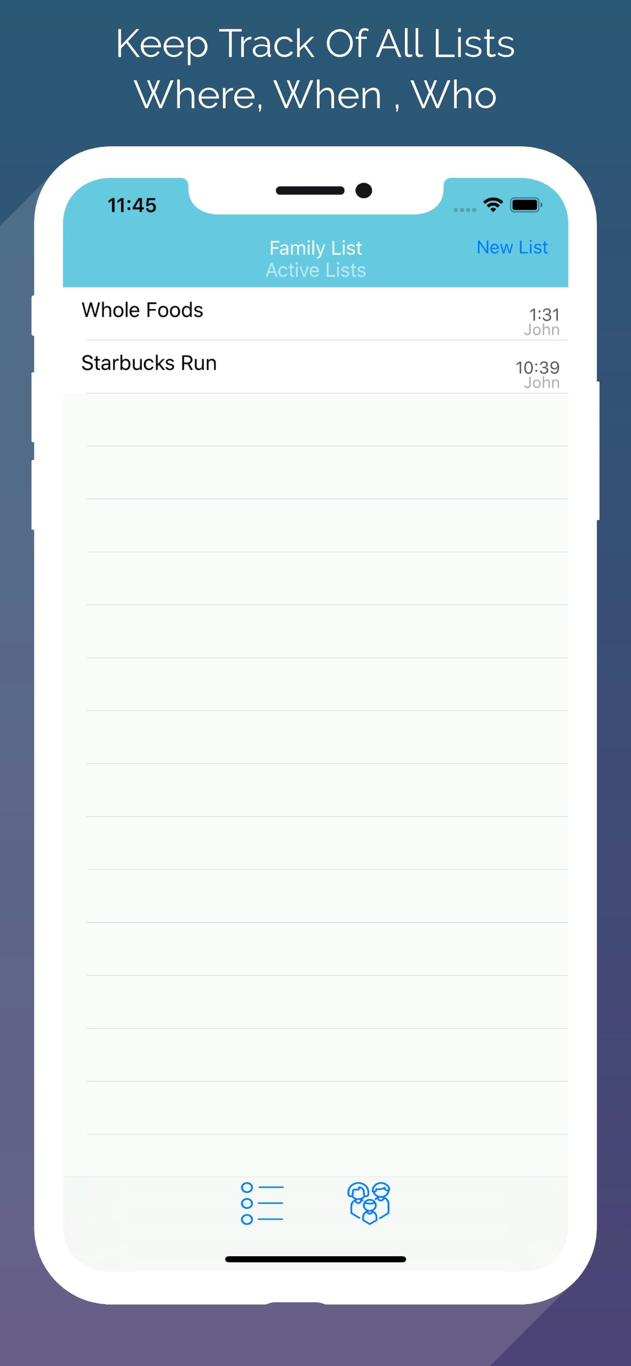 Collaborative Family List  gallery image