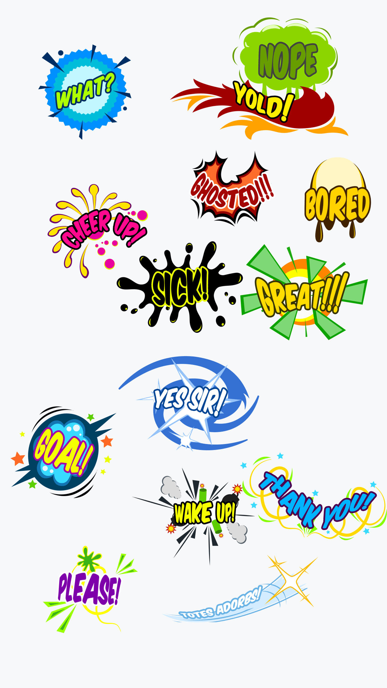 Comic 3D for iMessage gallery image